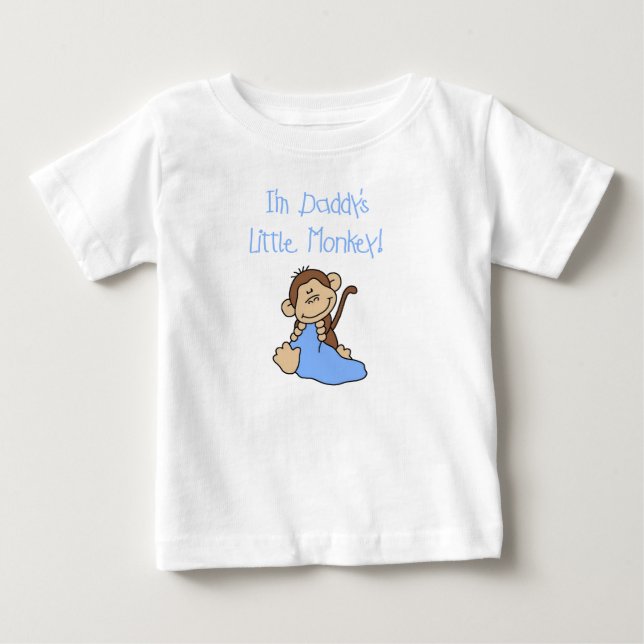 Der kleine Affe des Vatis Baby T-shirt (Vorderseite)