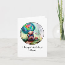 Der kleine Bär zum Geburtstag