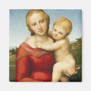 Der kleine Cowper Madonna, c.1505 (Öl auf Platte) Magnet