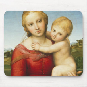 Der kleine Cowper Madonna, c.1505 (Öl auf Platte) Mousepad