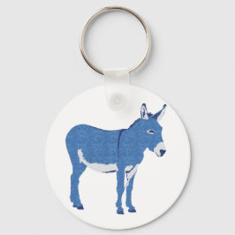 Der kleine Eddie Donkey ist nicht wirklich blau Schlüsselanhänger