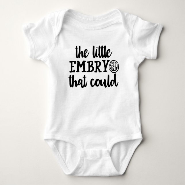 Der kleine Embryo, der Babybodysuit könnte Baby Strampler (Vorderseite)