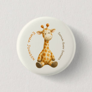 Der kleine Entdecker Safari-Freunde-Baby-Party Button