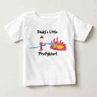 Der kleine Feuerwehrmann des Vatis! Baby T-shirt