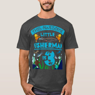 Der kleine Fischer ist jetzt 3 Fischereimeer zum G T-Shirt
