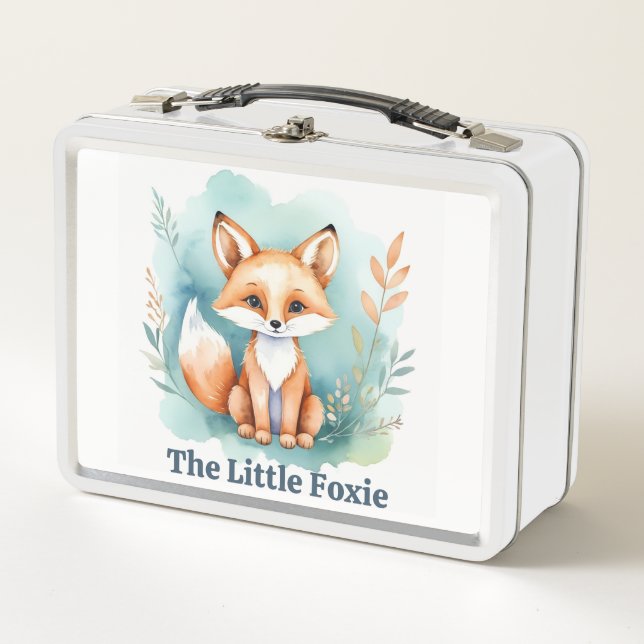 Der kleine Foxie Metall Brotdose (Vorderseite)