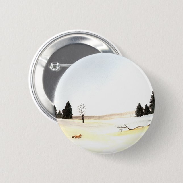 Der kleine Fuchs Button (Vorne & Hinten)