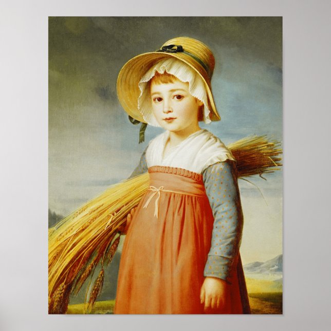 Der kleine Gleaner, 1824 Poster (Vorne)