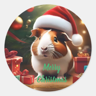 "Der kleine Helfer des Weihnachtsmanns: Das Weihna Runder Aufkleber