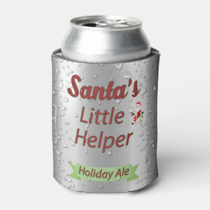 Der kleine Helfer des Weihnachtsmanns schwitzt Bie Dosenkühler