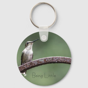 Der kleine Hummingbird Button-Schlüsselanhänger Schlüsselanhänger