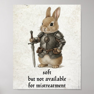 Der kleine Kaninchen-Paladin Poster