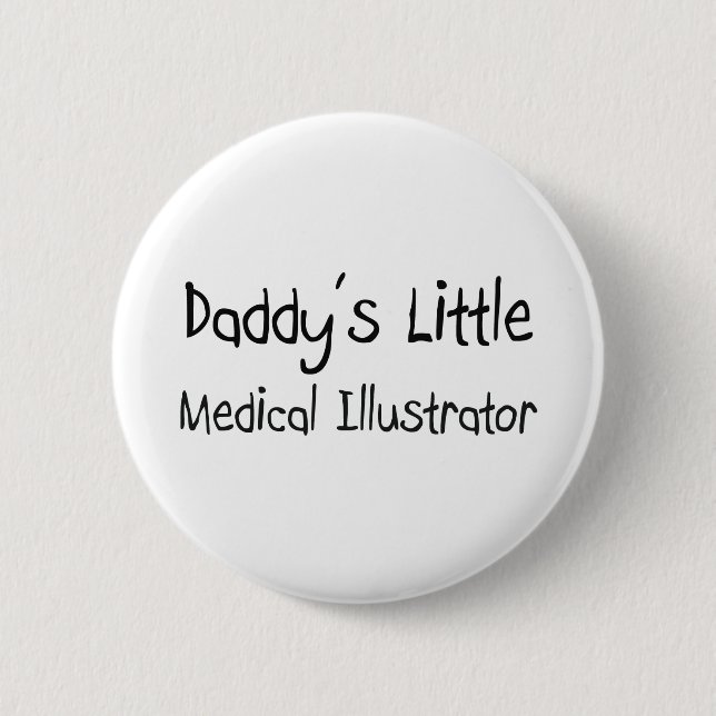 Der kleine medizinische Illustrator des Vatis Button (Vorderseite)