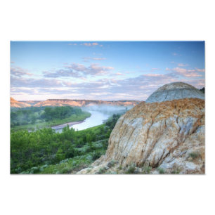Der kleine Missouri-Fluss am Kleinen Fotodruck