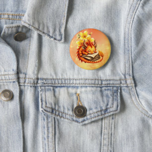 Der kleine mystische Drache.  Button