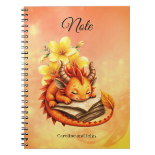 Der kleine mystische Drache. Notizblock