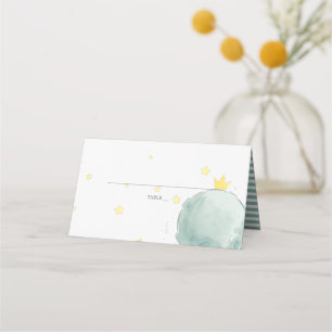 Der kleine Prinz Baby Shower Platzkarte