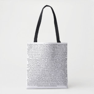 Der kleine Prinz Text Literary Tote Bag Tasche