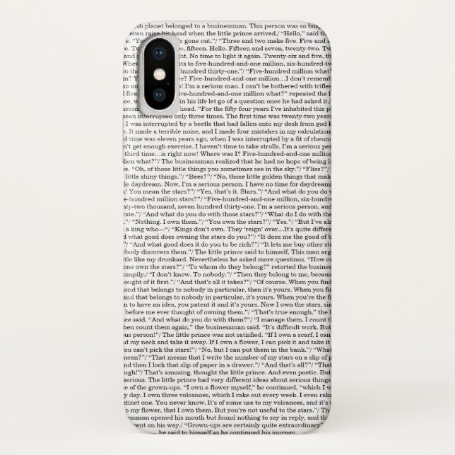 Der kleine Prinztelefonkasten Case-Mate iPhone Hülle (Rückseite)
