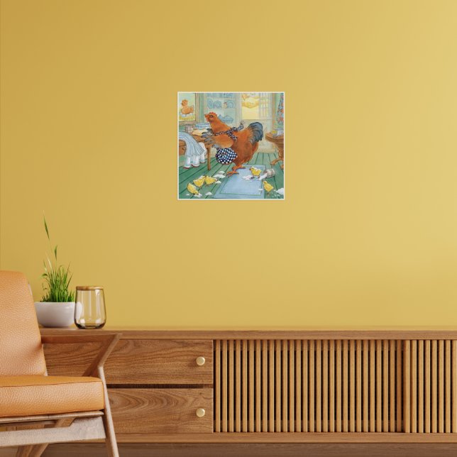 Der kleine rote Hen Poster (Wohnzimmer 2)