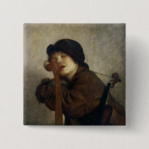 Der kleine schlafende Violinist, 1883 Button
