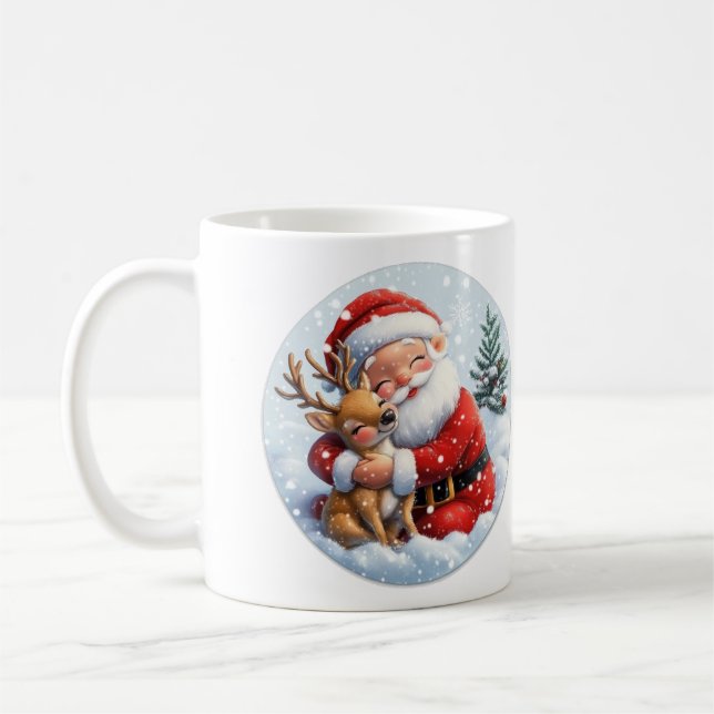 Der kleine Sidekick des Weihnachtsmanns Kaffeetasse (Links)