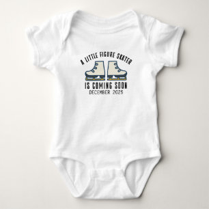 Der kleine Skater kommt bald zum Fälligkeitsdatum  Baby Strampler