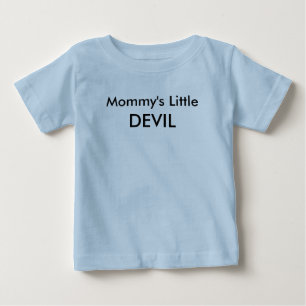 Der kleine Teufel der KinderSäuglings-Baby-T - Baby T-shirt