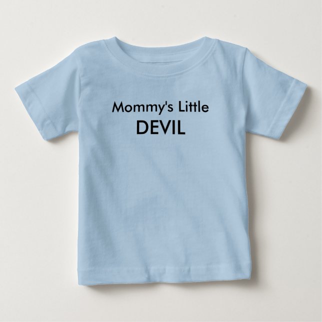 Der kleine Teufel der KinderSäuglings-Baby-T - Baby T-shirt (Vorderseite)