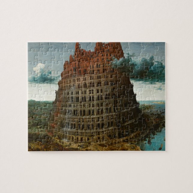 Der kleine Turm von Babel von Pieter Bruegel (Horizontal)