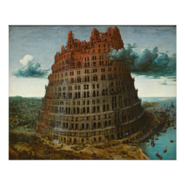 Der kleine Turm von Babel von Pieter Bruegel Fotodruck