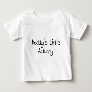 Der kleine Versicherungsmathematiker des Vatis Baby T-shirt