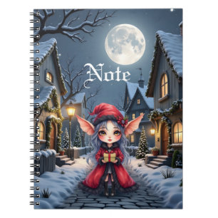 Der kleine Weihnachtsbote.  Notizblock