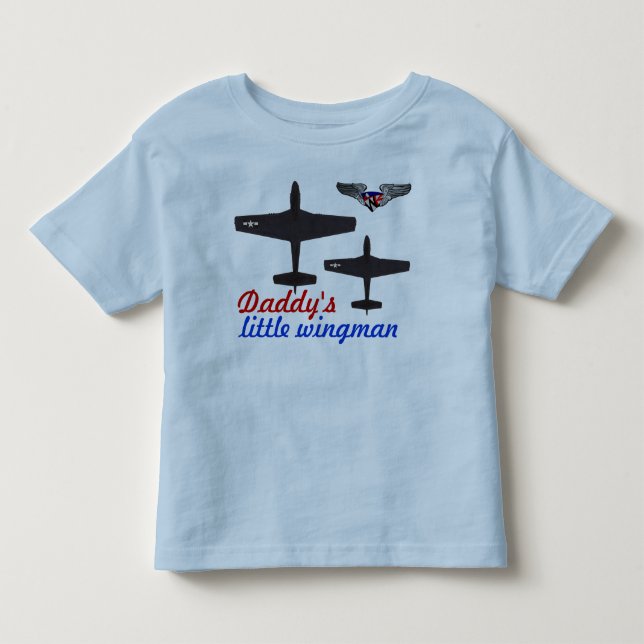 Der kleine Wingman des Vatis Kleinkind T-shirt (Vorderseite)