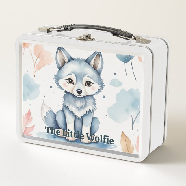 Der kleine Wolfie Metall Brotdose (Vorderseite)