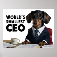 Der kleinste CEO der Welt, niedliche lustige Dacke
