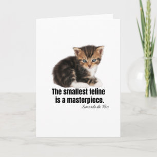 Der kleinste Feline ist ein Meisterwerk. Karte