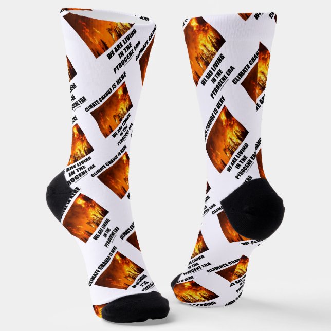 Der Klimawandel ist die Zeit der Pyrocen Socken (Gewinkelt)
