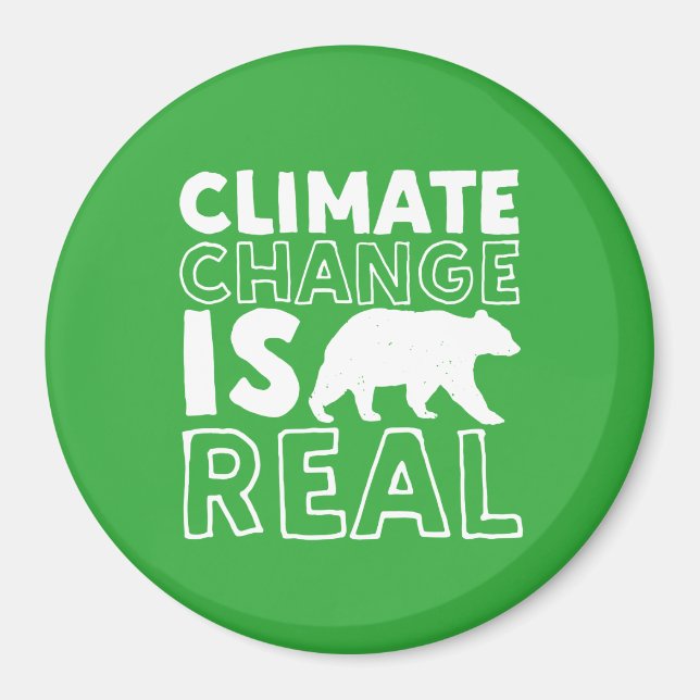 Der Klimawandel ist ein echter Eisbär für die glob Magnet (Vorne)