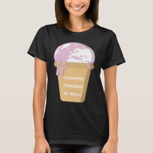 Der Klimawandel ist ein echtes Schmelzen des Eisba T-Shirt