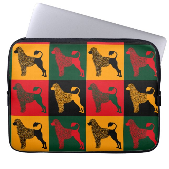 Der kluge portugiesische Wasserhund Laptopschutzhülle (Vorderseite)