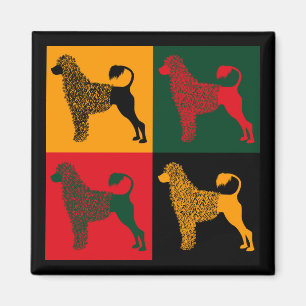 Der kluge portugiesische Wasserhund Magnet