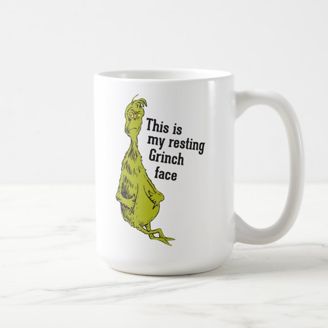 Der Knackpunkt | Funny Restruction Grinch Face Kaffeetasse (Rechts)