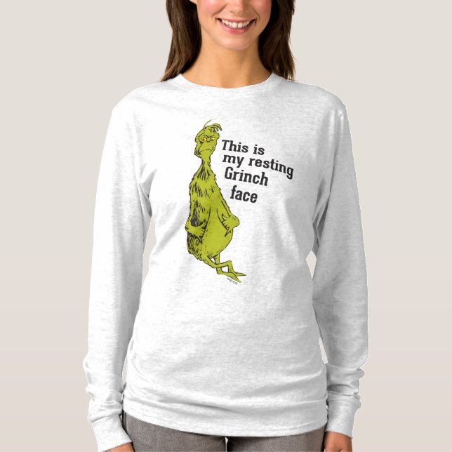 Der Knackpunkt | Funny Restruction Grinch Face T-Shirt (Vorderseite)