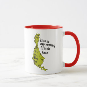 Der Knackpunkt Funny Restruction Grinch Face Tasse