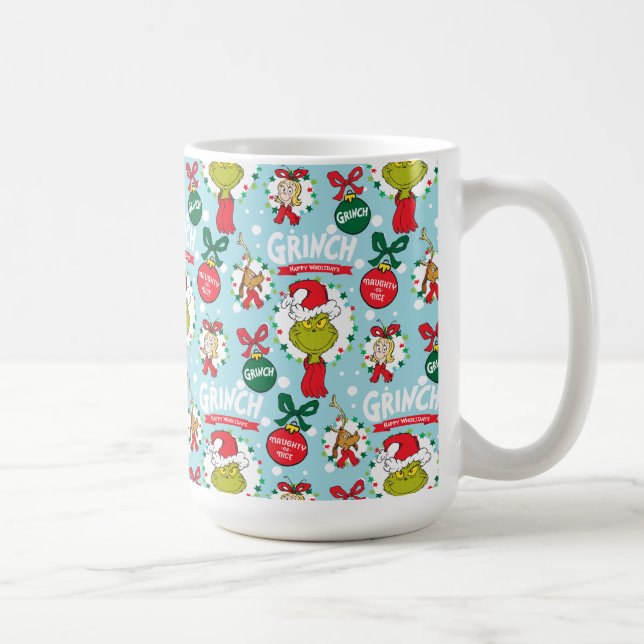 Der Knackpunkt | Happy Wholidays Pattern Kaffeetasse (Rechts)