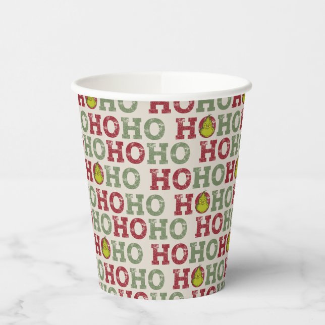 Der Knackpunkt | Ho Ho Ho Muster Pappbecher (Links)