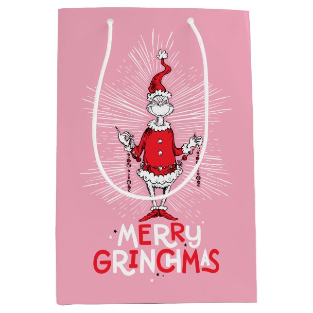 Der Knackpunkt | Merry Grinchmas Mittlere Geschenktüte (Vorderseite)