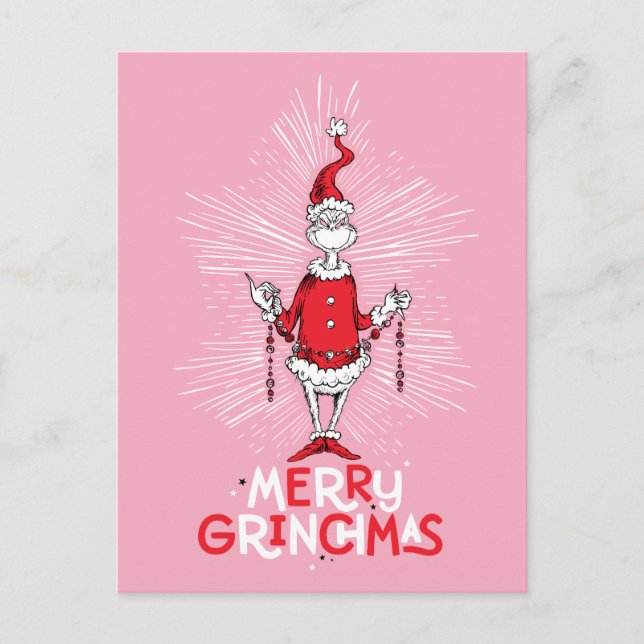 Der Knackpunkt | Merry Grinchmas Postkarte (Vorderseite)