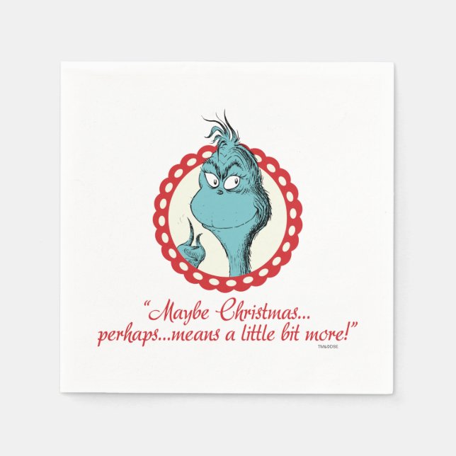 Der Knackpunkt | Vielleicht Weihnachten... Serviette (Vorderseite)